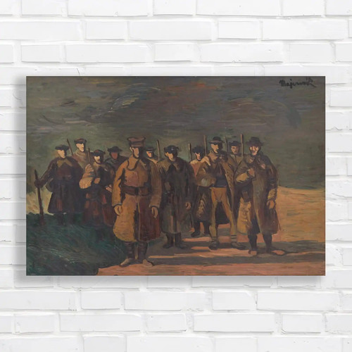 Portrait soldiers canvas - portrait,