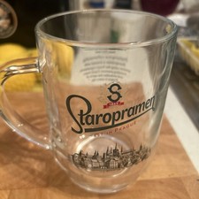 Staropramen Beer Pint Glasses