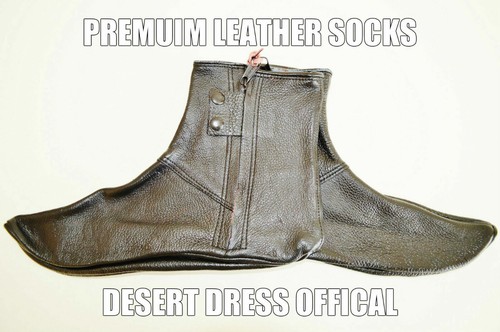 Leather socks khuff khuffs - leather,