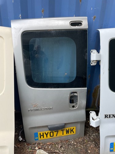 Rear door silver glass - n/s,