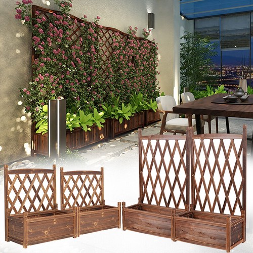 Wooden raised garden bed - wooden,