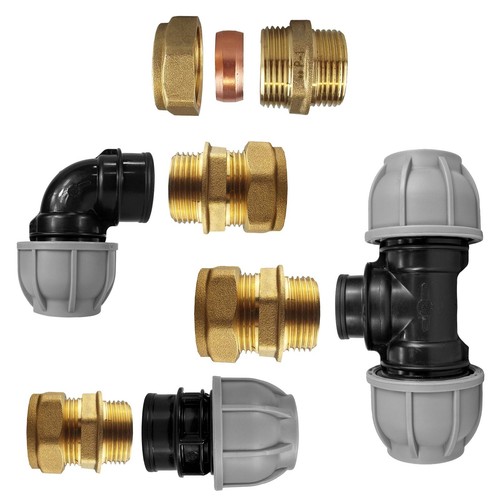 Mdpe water pipe - water, compression