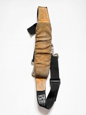Porta Brace Large Soft Pad Heavy Duty Suede Black Shoulder Strap | & Metal Clips