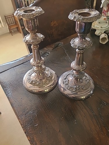 Antique pair plated - of,