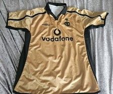 Manchester United 01-02 Centenary Reversible Away Third Shirt Umbro XL F/S