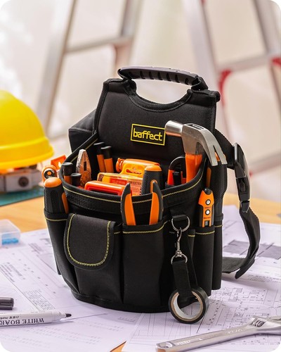 Electrician tool pouch canvas - electrician,