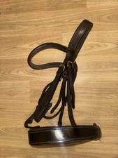 Brown Patent Hunter Bridle |
