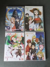 Sword Art Online Complete Season 1 DVD Part 1, 2, 3 & 4