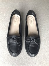 Clarks Ladies Slip On Moccasin