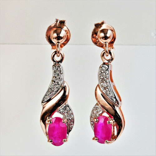 Natural ruby and diamond - natural,