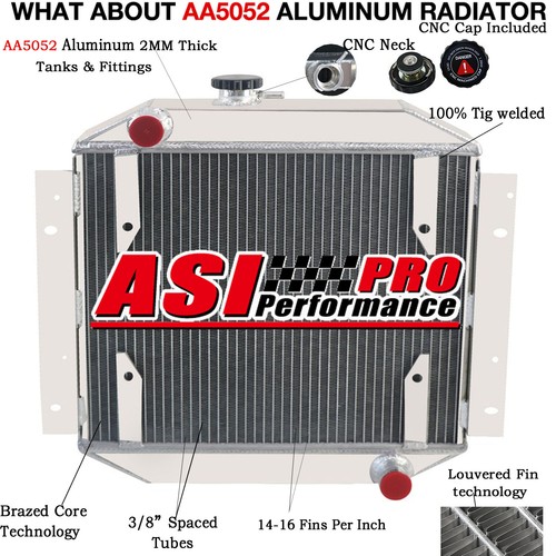 Row alu radiator fit ford - row,