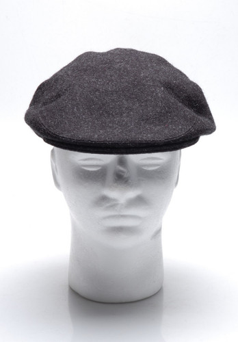 Olney wool flat cap dark - olney,