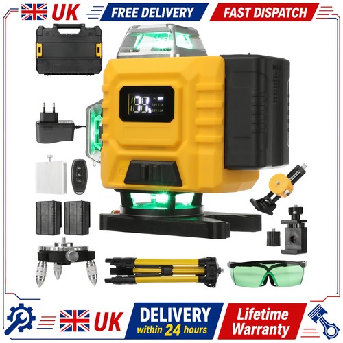 Line laser level - 4d, green