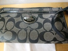Coach Purse Wristlet with Zip