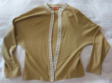 Women’s vintage 1960 Ian Peters mustard colour shrug, UK10