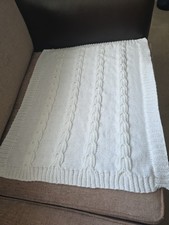 Hand-knitted Baby Blanket  In