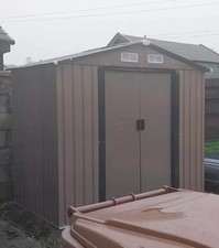 Large Metal Garden Shed 9 x