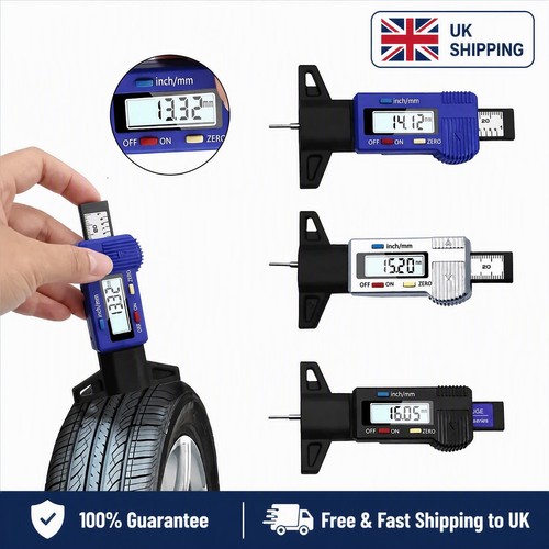 Digital tyre depth - tyre, tread