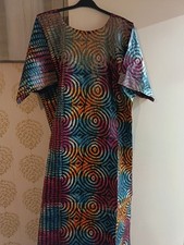 Ankara Long Adire Dress Women
