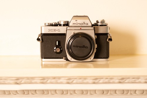 Minolta 35mm slr film - xe-1,