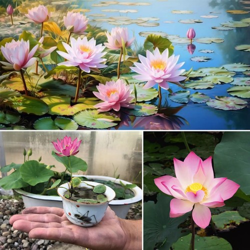 30pcs seeds lotus mix - lotus, flower