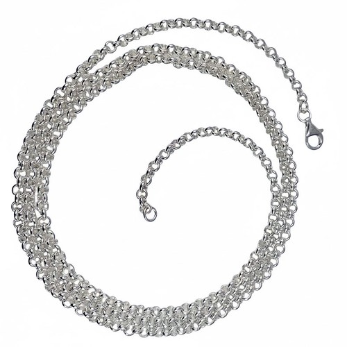 Extra long 925 - silver, rolo