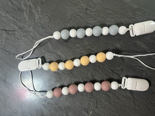 Set beaded dummy clips - 3,