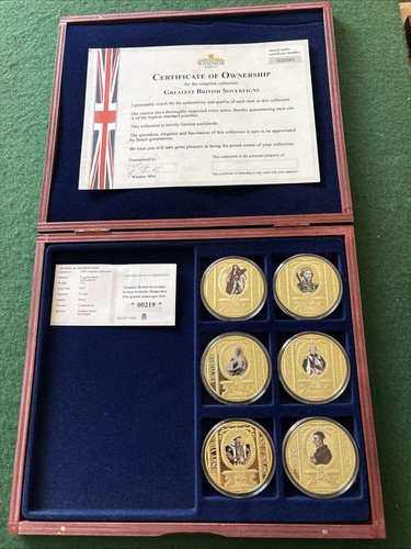 Greatest british sovereigns - british,