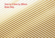 3 pieces of 2mm wide brass