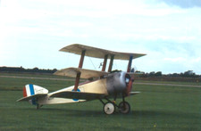 MILITARY AIRCRAFT COLOUR SLIDE OF A SINGLE ENGINE SOPWITH CAMEL N500 TRI-PLANE.