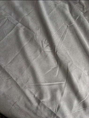 Grey lined curtains - tape, tops