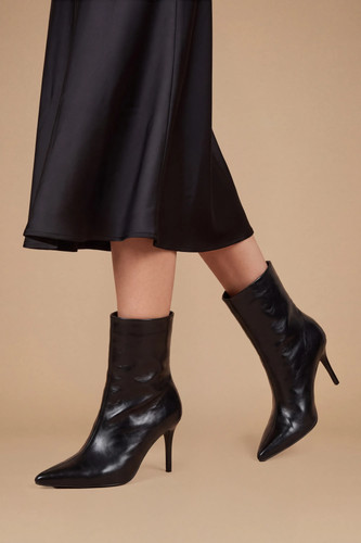 Faith black ankle boots - boots, womens
