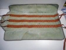 TOOL ROLL. GREEN CANVAS &