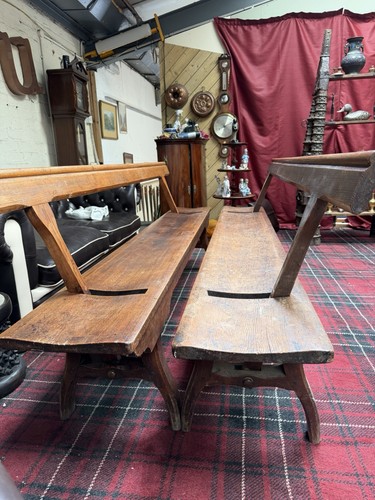 Pair antique long pitched - pair,