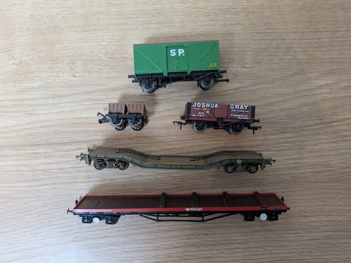 Gauge unboxed wagons - oo, joblot