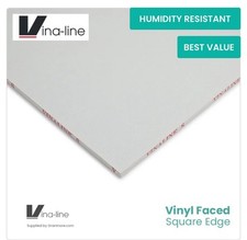 Suspended Ceiling Tiles EasyClean Wipeable 595mm x 595mm for 600mm x 600mm