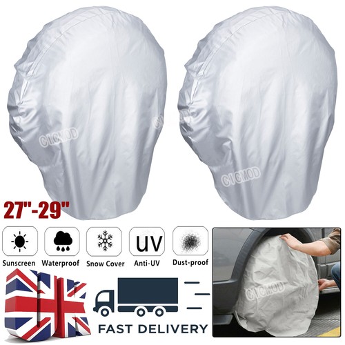 Wheel tire covers - 2x, for