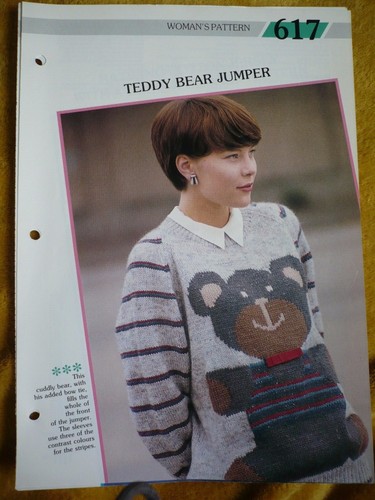 Teddy bear jumper - teddy, vintage
