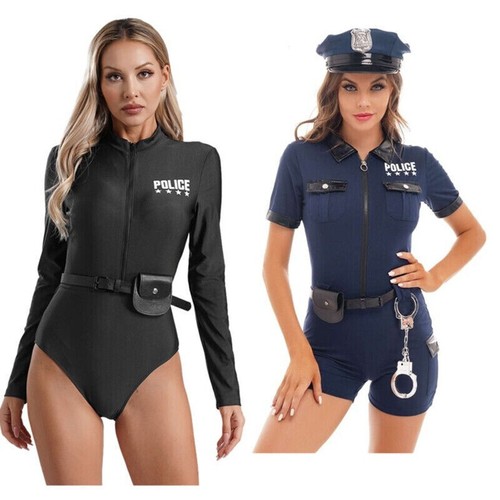 Womens police cop bodysuit - cop,
