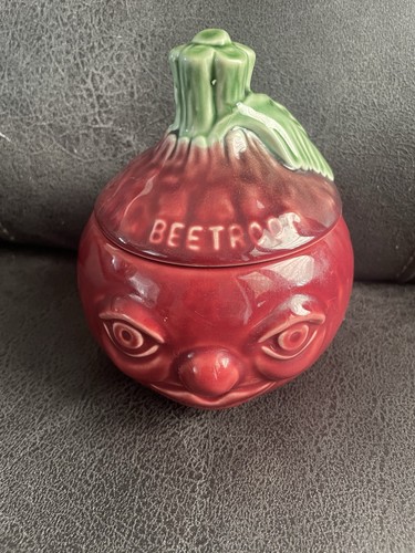Beetroot vintage face pot - beetroot,