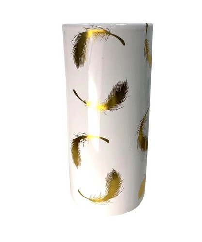 Gold feather pattern - gold,
