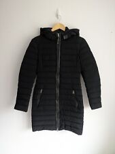 Mackage Coat Puffer Jacket SIZE XS Black Feather Down Zip Up Hooded 