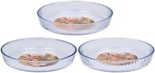 26cm Glass Oven Dish 2L Baking Roasting Pie Cake Vegetable Sweets Serving Dish
