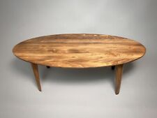 Oval Wooden Coffe Table