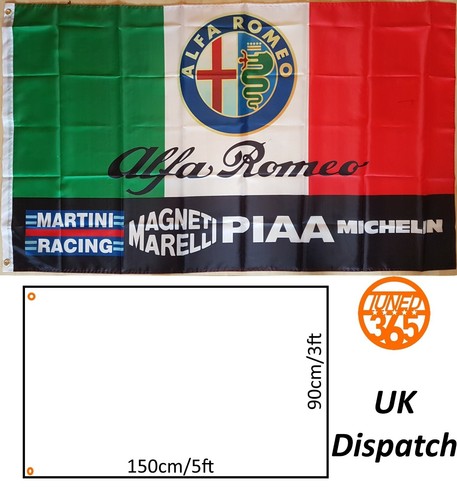 Alfa romeo flag banner - romeo,