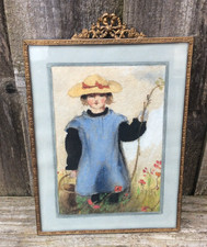 Antique ornate Gilt Frame 8" x