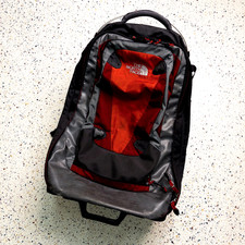 North Face Double Track Wheeled Luggage Convertible Backpack Rolling Thunder
