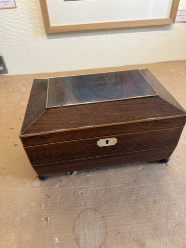Georgian regency sewing box - sewing,