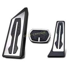 LHD Stainless Steel Car Footrest Gas Brake Pedal Cover For BMW X1 X2 1 2 Series