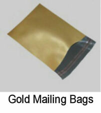 GOLD Mailing Postal Packaging Bags 5x7 6x9  10x14  17x24  Christmas